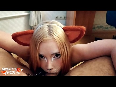 ❤️ Kitsune waxay liqaysaa dick oo afkeeda ku dhufatey ❤️❌ Porno Guri ️❤